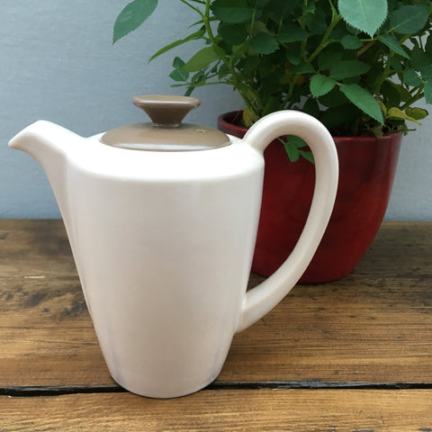 Poole Pottery Twintone Sepia & Mushroom Hot Water Pot, 0.75 Pints