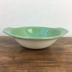 Poole Pottery New Forest Green Lugged Soup Bowl