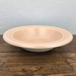 Poole Pottery Twintone Peach Serving Bowl