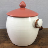 Poole Pottery Red Indian Biscuit Barrel