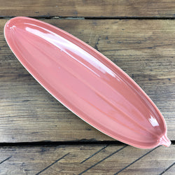 Poole Pottery Red Indian Cucumber Dish