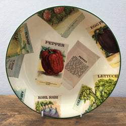 Poole Pottery Seed Packets Dinner Plate (Pepper)