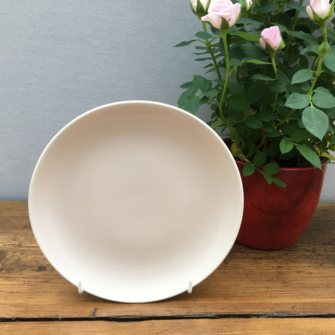 Poole Pottery Twintone Mushroom & Sepia Tea Plate