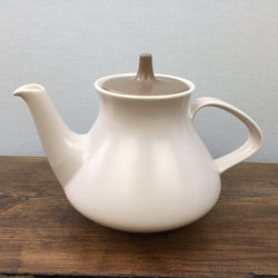 Poole Pottery Sepia & Mushroom Large Teapot