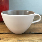 Poole Pottery Sepia & Mushroom Contour Tea Cup