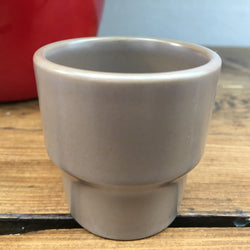 Poole Pottery Twintone Sepia Tiered Egg Cup