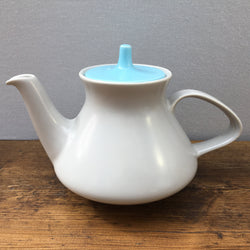 Poole Pottery Twintone Sky Blue & Dove Grey Teapot, 1.25 Pint