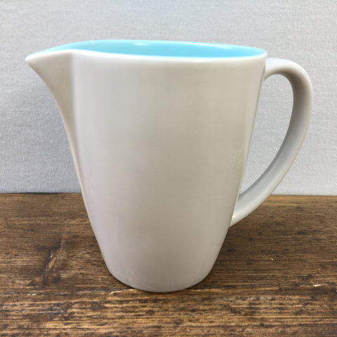 Poole Pottery "Sky Blue & Dove Grey (C104)" Milk Jug - Streamline