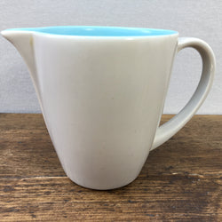 Poole Pottery "Sky Blue & Dove Grey (C104)" Milk Jug (Small) - Streamline