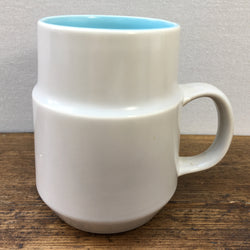 Poole Pottery Twintone Sky Blue & Dove Grey Mug