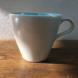 Poole Pottery Sky Blue & Dove Grey Tea Cup (Narrow - Contour)
