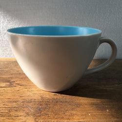 Poole Pottery Sky Blue & Dove Grey Wide Tea Cup (Streamline)