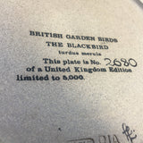 Poole Pottery Stoneware Plates 8.25" The Blackbird