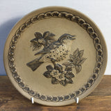 Poole Pottery Stoneware Plates - The Song Thrush