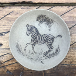 Poole Pottery Young Zebra Stoneware Plate