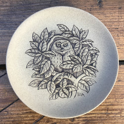 Poole Pottery Stoneware 5" Plate - Owl