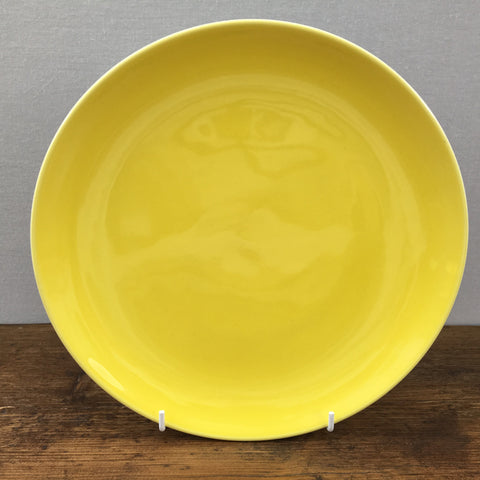 Poole Pottery Cameo Sunshine Yellow Salad / Breakfast Plate