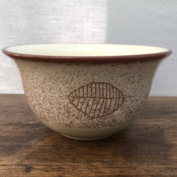 Poole Pottery Terracotta (Leaf) Rice Bowl