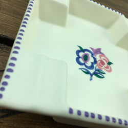 Poole Pottery Traditional Hand-painted Ashtray KG Pattern