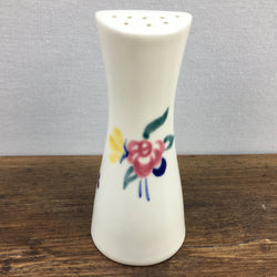 Poole Pottery Traditional Ware Pepper Pot (Red Flower)