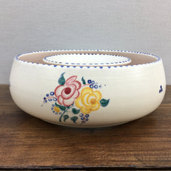Poole Pottery Traditional Round Posy Trough, BF Pattern