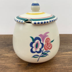 Poole Pottery Traditional Ware KG Lidded Sugar Pot