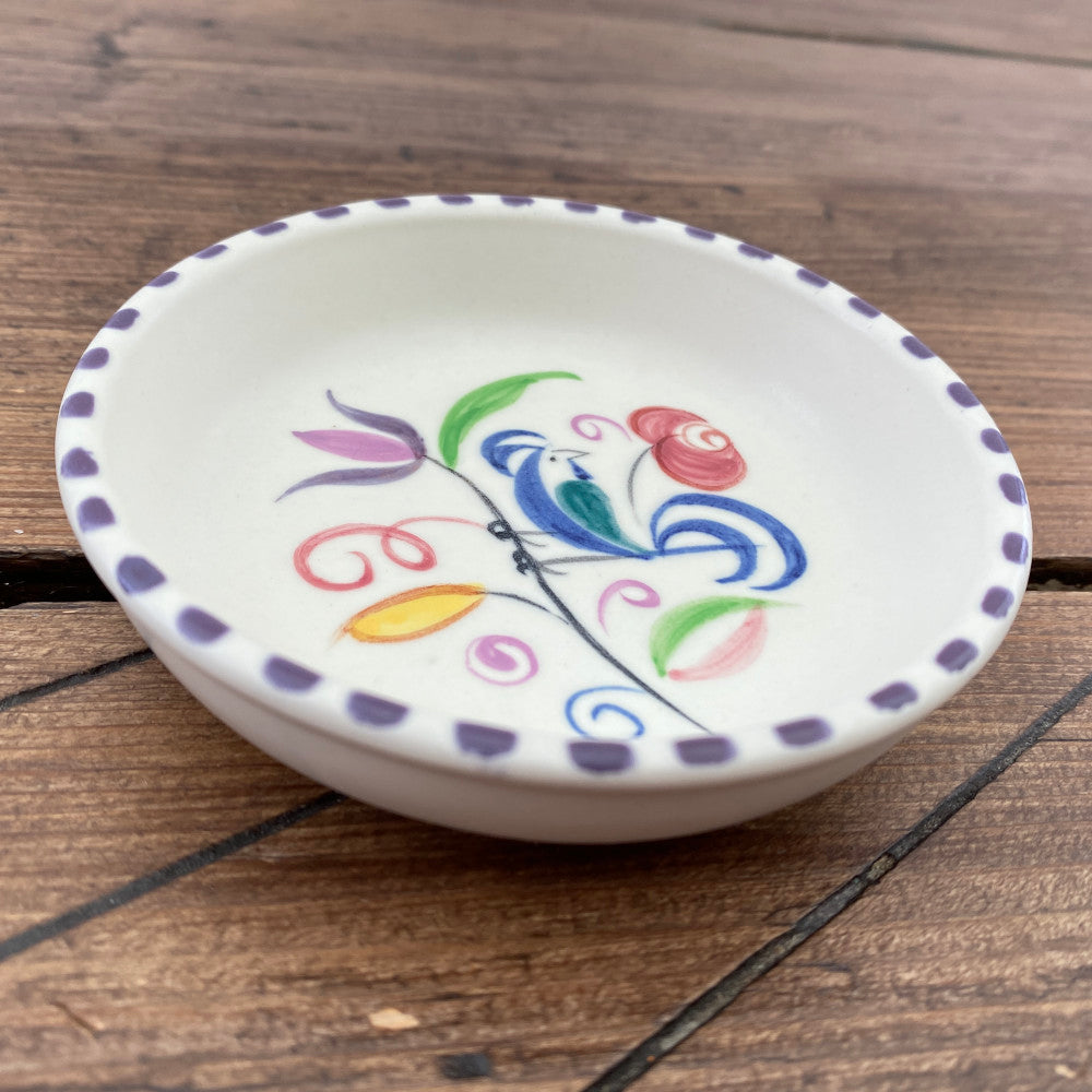Poole Pottery Traditional Ware Round Trinket Dish LE Pattern MrPottery