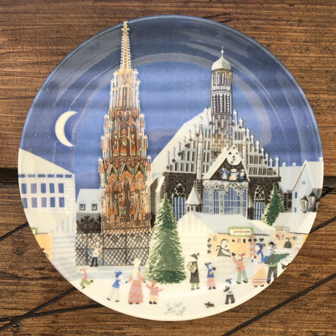 Poole Pottery Transfer Plate - Bavarian Town - Scene IV 434