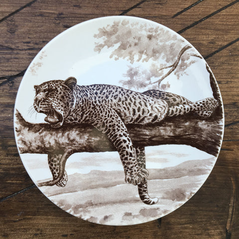 Poole Pottery Transfer Plate - Leopard on Tree Branch