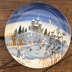 Poole Pottery Transfer Plate Seasons - Winter I