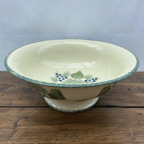 Poole Pottery Vineyard Footed Serving Bowl