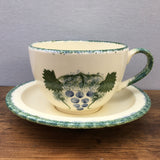 Poole Vineyard Jumbo Cup & Saucer