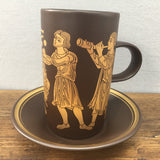 Purbeck Medieval Pursuits Coffee Mug & Saucer - Troubadours