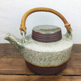 Purbeck Pottery "Portland" Teapot, 2.25 Pint (Wicker Handle)