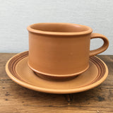 Purbeck Pottery Toast Large Tea Cup & Saucer