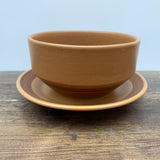 Purbeck Pottery Toast Soup Bowl & Saucer