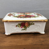 Royal Albert Old Country Roses Dressing Table Box
