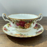 Royal Albert Old Country Roses Soup Cup & Saucer