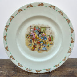 Royal Doulton Bunnykins Dinner Plate.- Getting Dressed Up