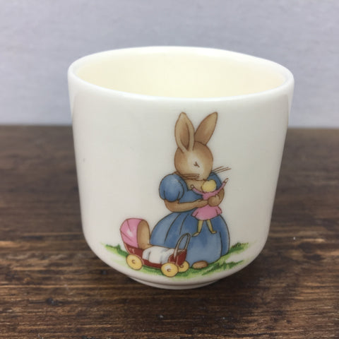 Royal Doulton Bunnykins Egg Cup Playing with Doll