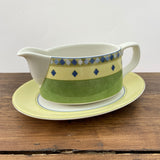 Royal Doulton Carmina Gravy Boat & Stand