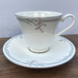 Royal Doulton Carnation Tea Cup & Saucer (Granville Shape)