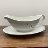 Royal Doulton Frost Pine Gravy Boat & Stand