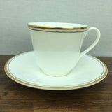 Royal Doulton Gold Concord Tea Cup & Saucer (Georgian Shape)