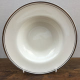 Royal Doulton Platinum Concord Rimmed Bowl 8"