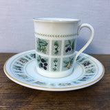 Royal Doulton Tapestry Coffee Can & Saucer