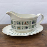 Royal Doulton Tapestry Gravy Boat & Stand