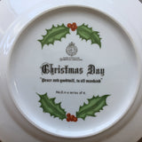 Royal Worcester Christmas Day Plate