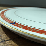 Royal Worcester Beaufort Red Gateau Plate
