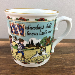 Royal Worcester Birthday Mugs - Wednesday's Child